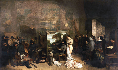 Das Atelier des Künstlers Gustave Courbet